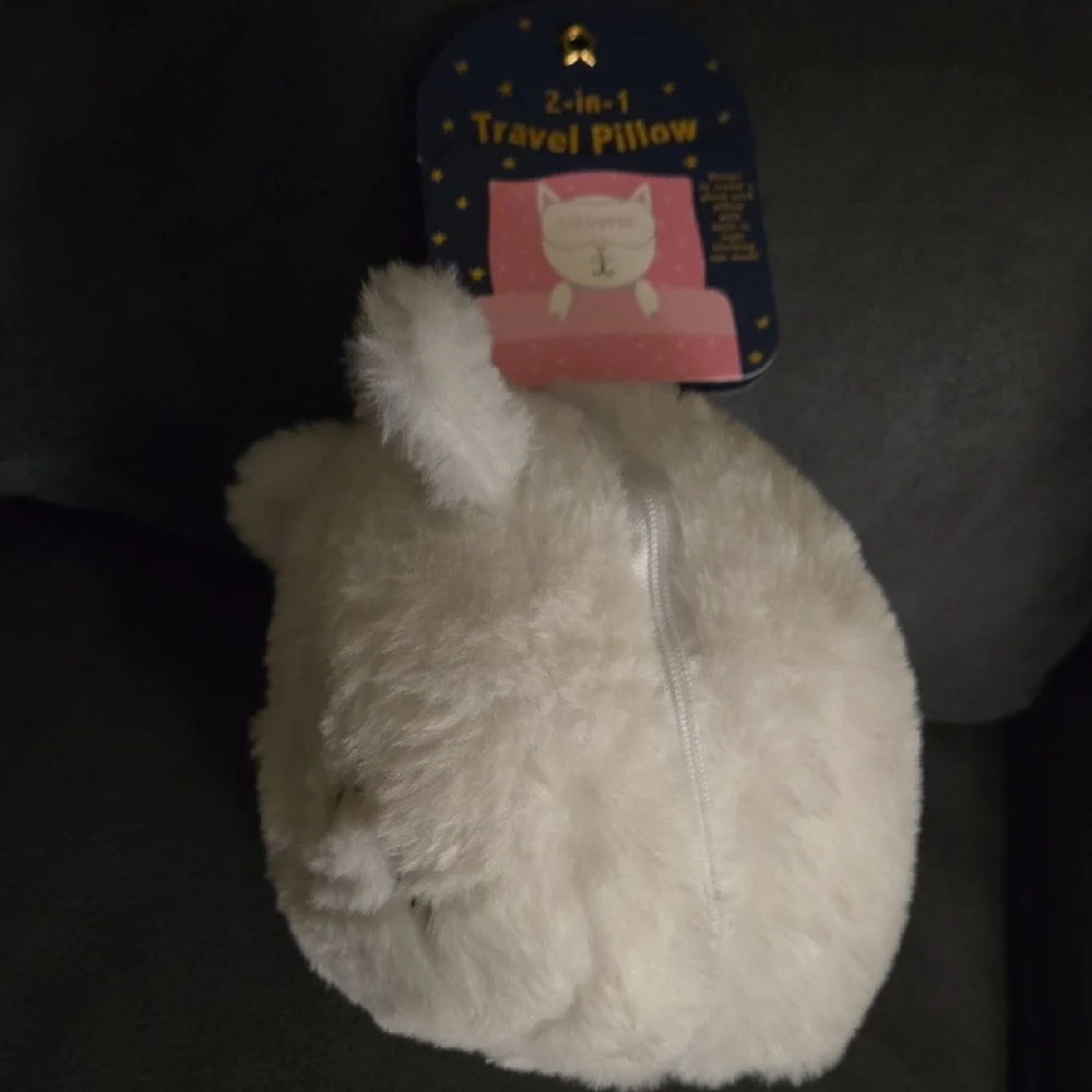 Cartoon Pillow with Eye Mask Set